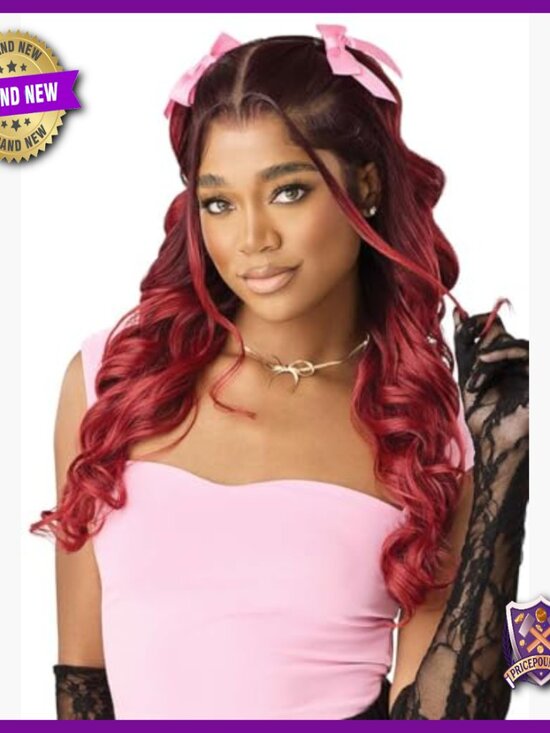 13x6 Lace Front Wig with Glueless Finish, Pre-Plucked Hairline